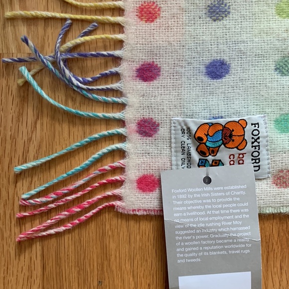 📍FIRM📍100% Lambswool Scarf Wrap Vintage - Picture 9 of 16